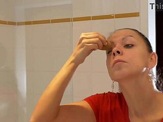 so carla's in control here, making you worship her ass and feet in nylon boots for this femdom pov fetish session