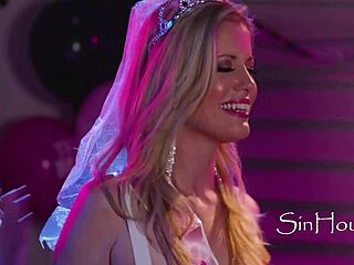 Office bachelorette party turns into wild cfnm pussy feast