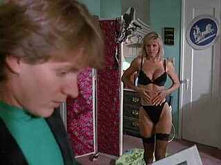 hope marie carlton flashes bra and panties in college ghoulies!