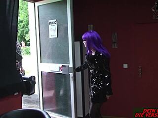 German Domina Disciplines Slaves in Tense BDSM Session