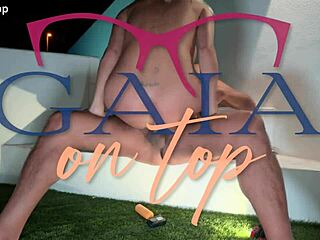 318 milf spreads huge tits big ass for neighbor's public outdoor anal deepthroat rimjob squirting orgasm