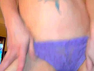 Slutty milf striptease big tits shaved pussy