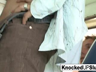 Two Pregnant Brunettes Fucked Hardcore Orgy Style