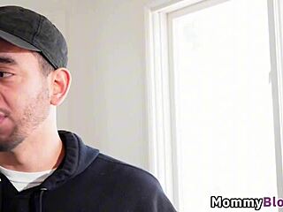 Stunning brunette milf Texas Patti with amazing big boobs gives wet blowjob to plumber Rob Banks