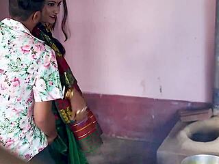 indian village bhabhi rides devar cock outdoors screaming dirty hindi words