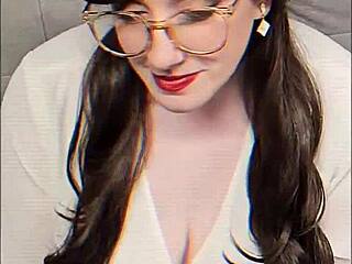 Boss husband unloads heavy cum facial during messy office review