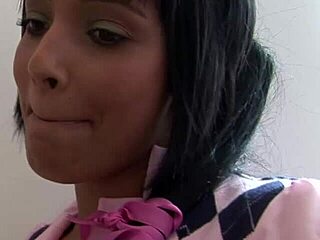 romana ryder begs for that hot facial cumshot on her shaved pussy craving face??