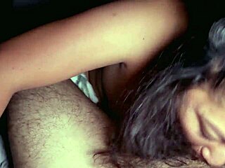 Exotic latina teen slut hermanastra dafri blows cock then spits cum from mouth to face in homemade facial