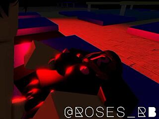 gymnast roblox girl does acrobatic sex flips