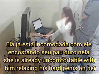 i'm home alone horny when maintenance guy spies my tight ass for cum