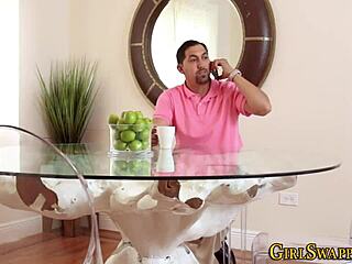 petite stepteen 18+ begs fer big cock then takes facial jizz load