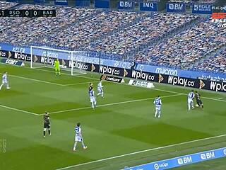 i was heartbroken seeing real sociedad crushed 1-6 by barcelona