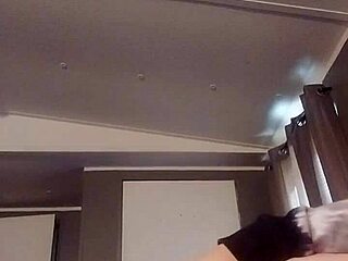 horny girl buzzes vibrator deep for solo fun