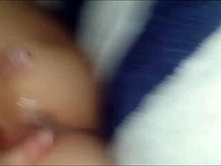 pixie girl's shaved pussy drips wet from sneaky ex-girlfriend fingering frenzy