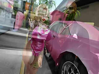 Hey wanna see this hot celebrity escort's big ass sex drive game in the car?