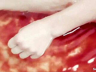 Whitney Able Poses in Dark 2015