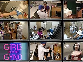 Tina Lee Comet pushes orgasm limits in hospital fetish backstage with toys and screams