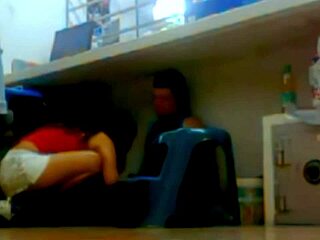 Hey, while I'm working the boss's son shoves his dick in - wanna swallow every drop?!