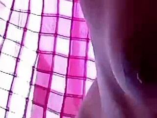 Pregnant slut spreads wide open ass ready for deep anal pounding