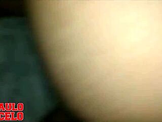 Curvy latina wife rides huge cock bareback in lingerie pov