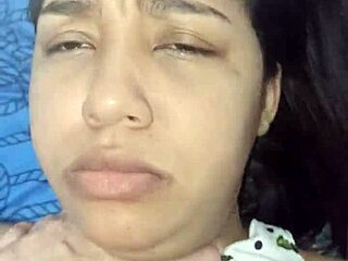 Hot Brunette Spanish Teen's Saggy Tits Bounce in Stepbrother POV Pound