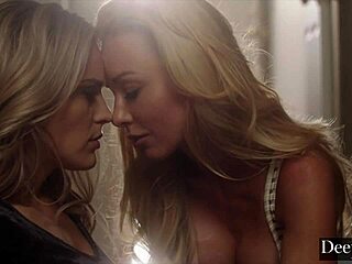 vixen kayden fingers and licks ryan's pussy to make her forget her man