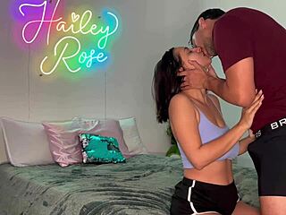 Indian babe's huge natural tits bounce wildly taking boyfriend's dick in amateur fuck 😍🍆💦