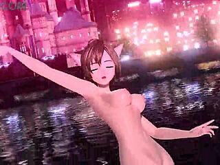 Meiko's Full Nude Cat Costume Reveals Goddess Boobs and Big Ass!