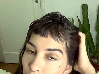 emo goth latina femdom spits humiliates sub pov worships huge ass mouth gift homemade