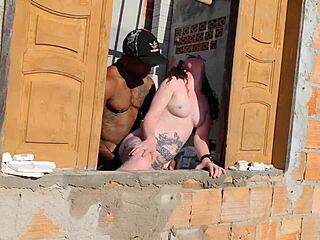 Caught on cam: Amateur couple rips clothes for raw interracial anal fisting and creampie