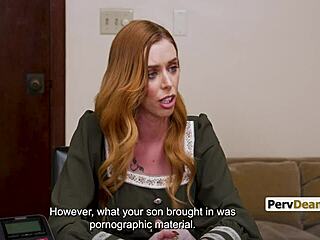 Jessica Aaren Seduces Ryan Mclane on Desk for Step Parent Favor