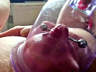 suck my pierced nipples hard while i pump them for you?