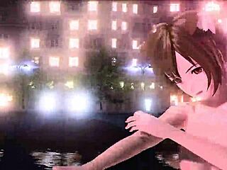 Meiko's Full Nude Cat Costume Reveals Goddess Boobs and Big Ass!