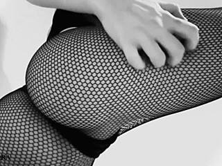 you craving this petite german babe's fishnet ass and feet tease pov?