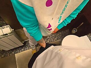 Teacher Creampies My Wet Panties in School Toilet POV