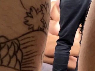 monika fox takes double anal backstage gangbang with piss 😈 cum swallow sluts!!