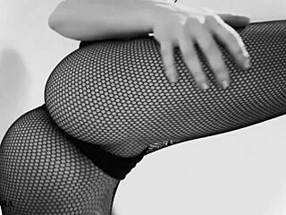 you craving this petite german babe's fishnet ass and feet tease pov?