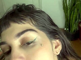 emo goth latina femdom spits humiliates sub pov worships huge ass mouth gift homemade