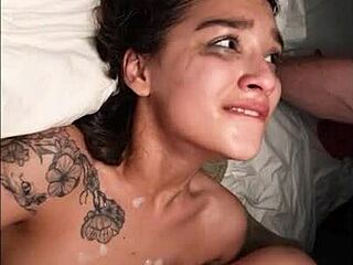 ever had a leg shaking orgasm like this slut riding rough to total pussy explosion?