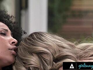 Lovely Milf Cory Chase Fingers Licks Sucks Olivia Jay Tits Pussy Nipples in Lesbian 69