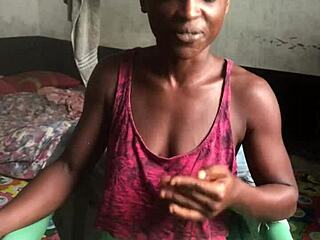 crazy bitch puffs smoke in lane lord's room rocking her sexy outfit