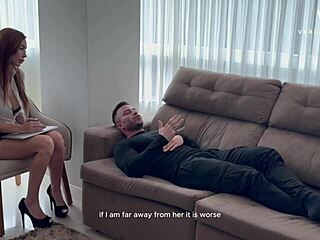 Psicologa's big culo treats cornudo patient's syndrome with hot therapy