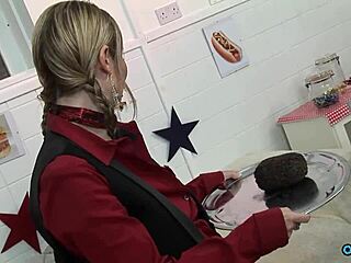 hey waitress, ready for group pounding with coworker couple doggystyle cowgirl facials and rough rides?