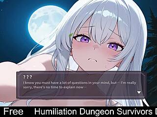 dive into erotic femdom humiliation game with monster twists lurking