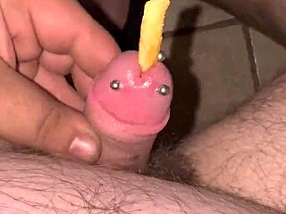 peek at my tiny pierced useless cock solo