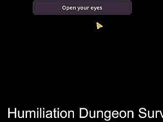 dive into erotic femdom humiliation game with monster twists lurking