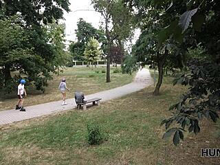 Naughty Czech teen cheats on boyfriend for cash pounding!