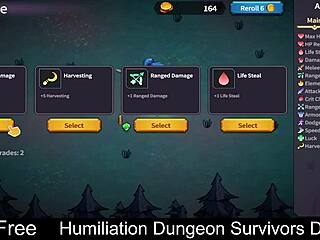 dive into erotic femdom humiliation game with monster twists lurking