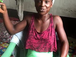 crazy bitch puffs smoke in lane lord's room rocking her sexy outfit