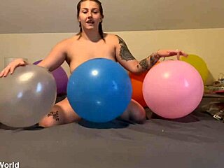 Ever wonder how Emily's farts pop those balloons so naughtily?